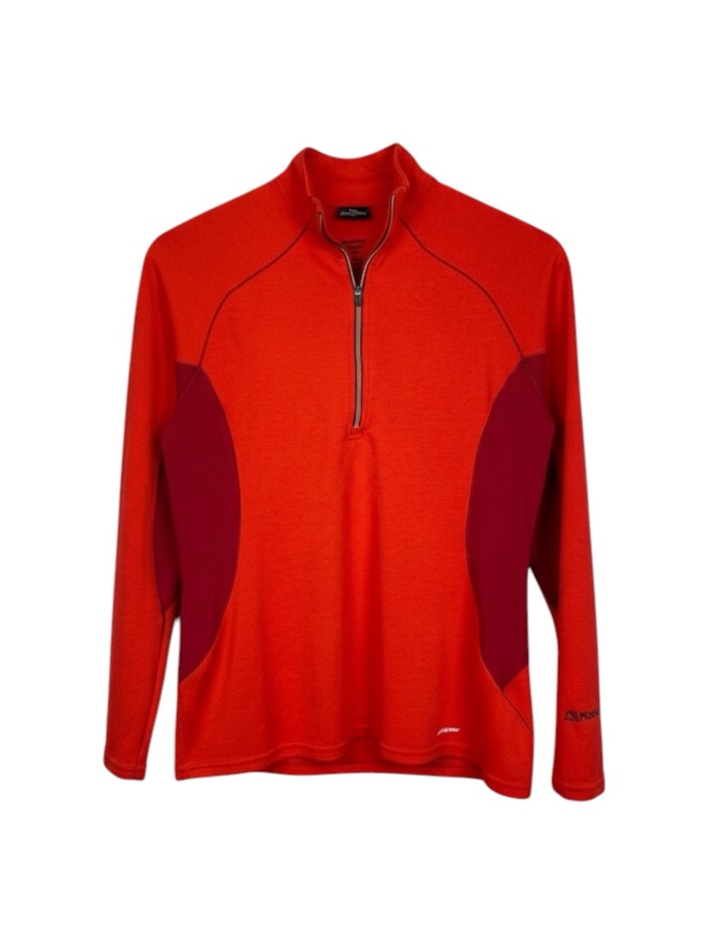 Patagonia Capilene 3 Polartec 1/4 Zip Baselayer Red Midweight Women’s Small‎